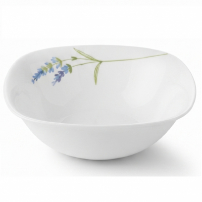 Set 6 Boluri opal patrate Lavanda 17.8x17.8x5.8cm 800ml 6xDOPB180 JGR