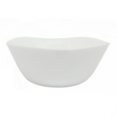 Set 6 Boluri Patrate din Opal Alb 17cm DNC57924