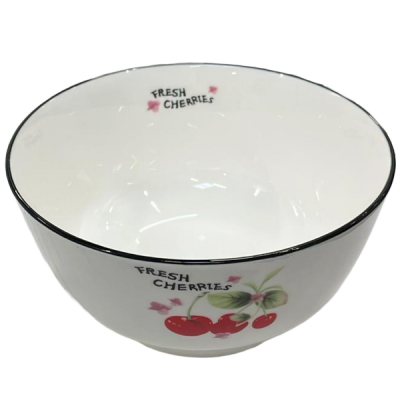 Set 6 Boluri Salata Ceramica Decor Cirese 16cm 115-4 NR.6 CNN52365