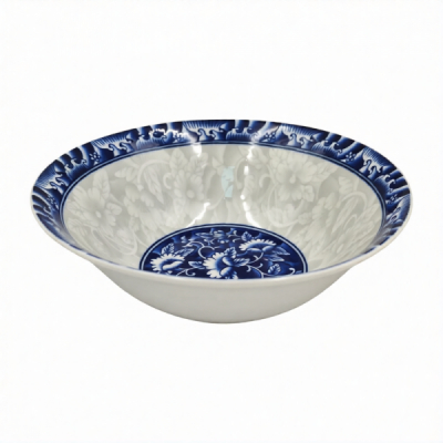 Set 6 Boluri Salata Ceramica Model Medalion Albastru 17.5cm DNC70108