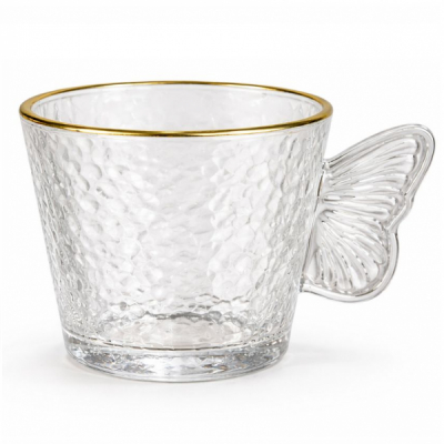 Set 6 Cesti Cafea Ceai Sticla 120ml WEI A-16000 DNC66623