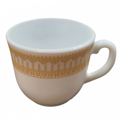 Set 6 Cesti Cafea Opal Albe Model Emperor 220ml CNN47452