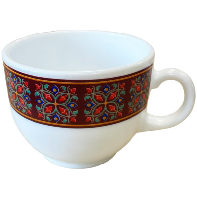 Set 6 Cesti Cafea Opal Albe Model Minar 220ml CNN52733