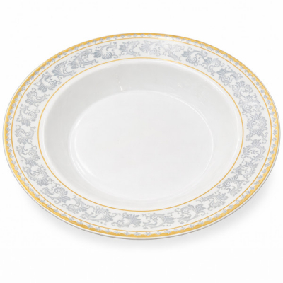 Set 6 Farfurii Adanci din Opal Alb Model Lisa 23cm CNN52708