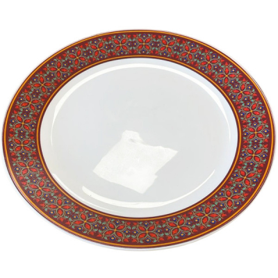 Set 6 Farfurii Adanci din Opal Alb Model Minar 23cm CNN52732