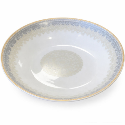 Set 6 Farfurii Adanci din Opal Alb Model Miracle Grey 23cm CNN52712