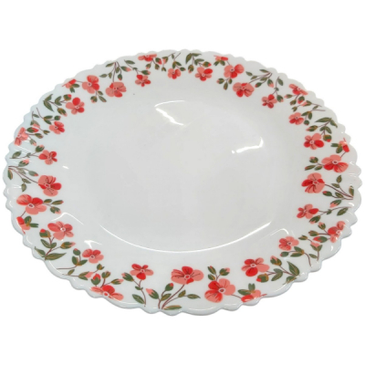 Set 6 Farfurii Adanci Opal Alb Model Samara 23cm CNN50167