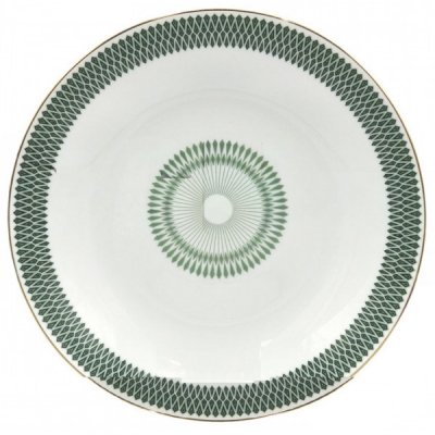 Set 6 Farfurii Adanci Opal Decor Verde Mirage 23cm GRM230 DNC64033