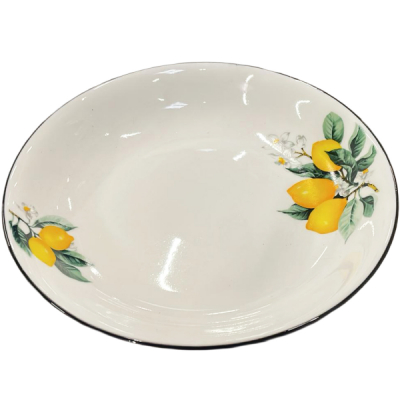 Set 6 Farfurii Adanci Rotunde Ceramica Decor Lamaie 15cm 115-7 NR.7 CNN52102