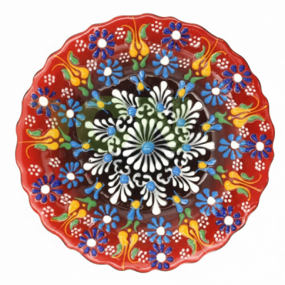 Set 6 Farfurii Ceramica Pictate Manual 18cm TK-20887 DNC67341