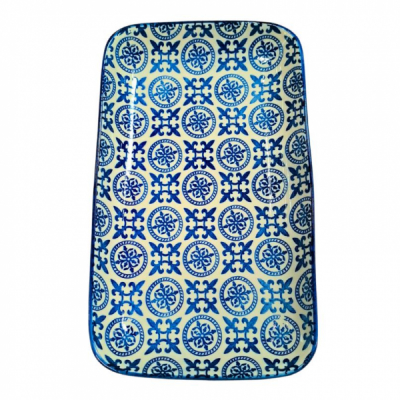 Set 6 Farfurii Ceramice Dreptunghiulare 26x15x3cm B4K9 Cok Zaguan CNN53138