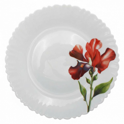 Set 6 Farfurii Desert Opal Sabrina Red 19cm DNC67371