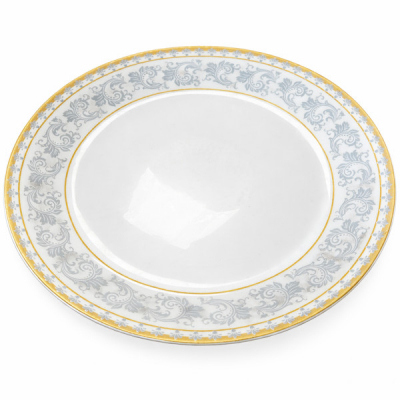 Set 6 Farfurii Intinse Mari Opal Alb Model Lisa 26cm CNN52707