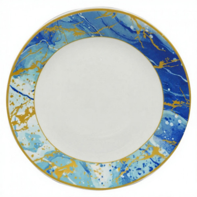Set 6 Farfurii Intinse Opal Model Majestic Ocean 27cm DNC65432