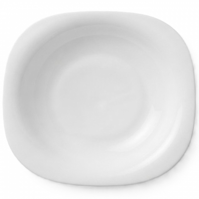 Set 6 Farfurii Patrate Adanci Opal Alb 20.8x20.8x3.5cm 300ml 6xOPSP210 JGR