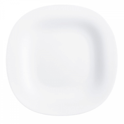 Set 6 Farfurii Patrate Intinse din Opal Alb 26cm DNC40089