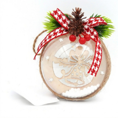 Set 6 Globuri Luminoase Brad 8cm DIV.Modele SD-00375 WEI DNC59375