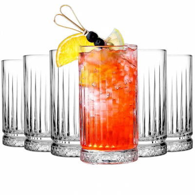 Set 12 Pahare Apa din Sticla 300ml Mansoura Glass Elusia CNN49700