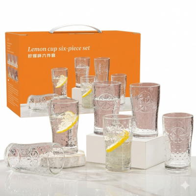 Set 6 Pahare Limonada Sticla 220ml Wei A16481 DNC68105