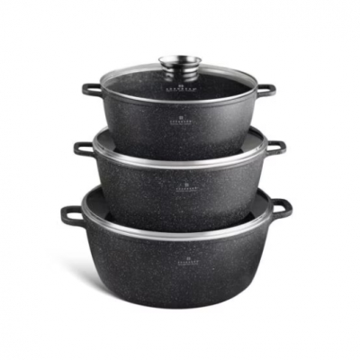 Set 6 piese Oale Aluminiu Strat Antiaderent Edenberg EB-8140 DNC57029