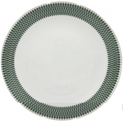 Set 6 Platouri Rotunde Opal Decor Verde Mirage 32.5cm GRM325 DNC64036