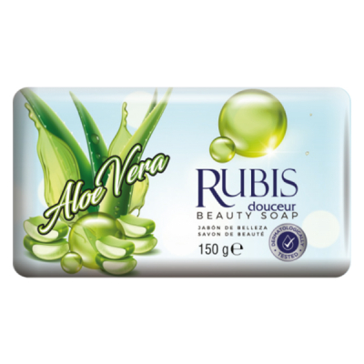 Set 6 Sapunuri solide 6x150g Rubis Aloe Vera CNN50824 DNC