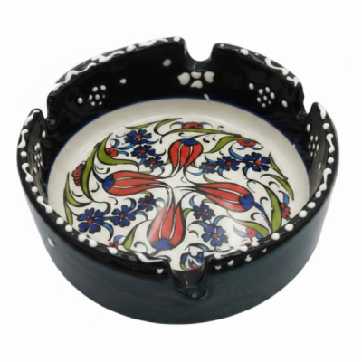 Set 6 Scrumiere Ceramica Pictate Manual 11cm TK-20865 DNC67333