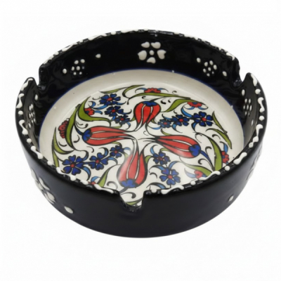 Set 6 Scrumiere Ceramica Pictate Manual 8cm TK-20864 DNC67338