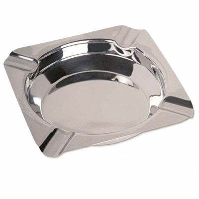 Set 6 Scrumiere rotunde din Inox 12cm Grunberg IAT06