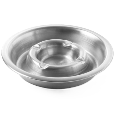 Set 6 Scrumiere rotunde din Inox 13cm Grunberg IAT02