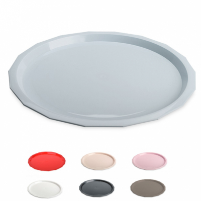 Set 6 Tavi Rotunde 30cm Servire Cafenea Diverse Culori DNC20563