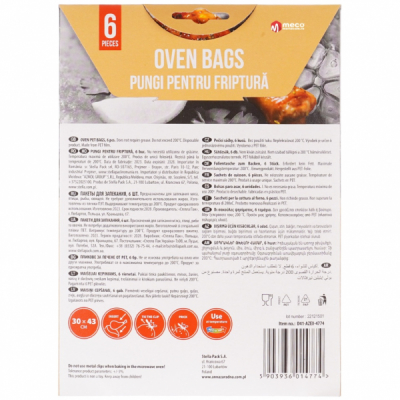 Pungi pentru friptura 6 buc 30x43cm Ana DCN7588 CNN34354