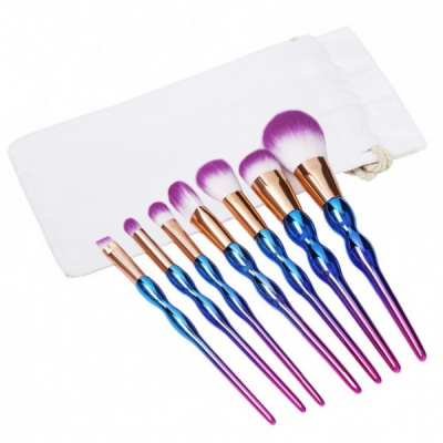 Set 7 Pensule Profesionale pentru Machiaj cu Maner Cameleon MG7CAM