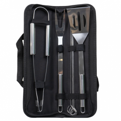 Set 7 piese din INOX pentru gratar si borseta depozitare Zilan ZTS8339