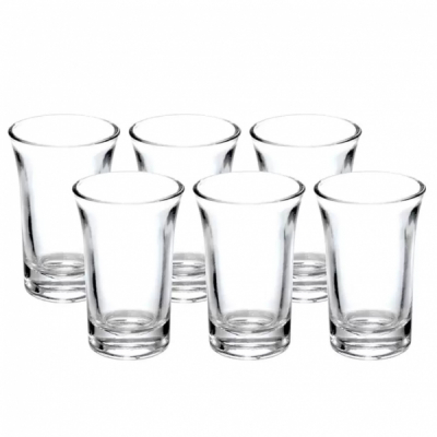 Set 24x6 144 Pahare pentru Shoturi din Sticla 40ml Verona Vidrex Funda