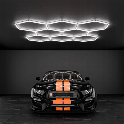 Set 8 Hexagoane LED Honeycomb 280W 6500K Alb Rece Tuburi 568mm DL72F46X8