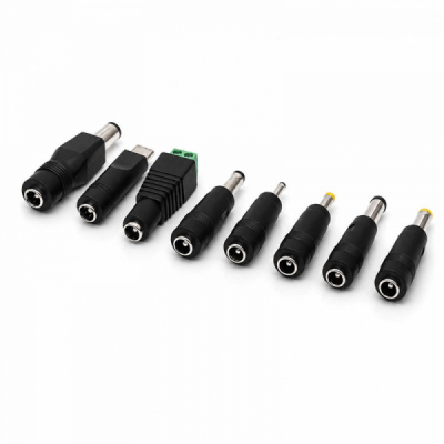 Set 8 Mufe Adaptoare Alimentare DC Universale Laptop + Adaptor USB-C 12C045 XXM