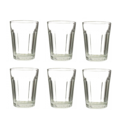 Set 96 Pahare din Sticla Clara pentru Shot-uri 45ml Madalina 56018 DNC