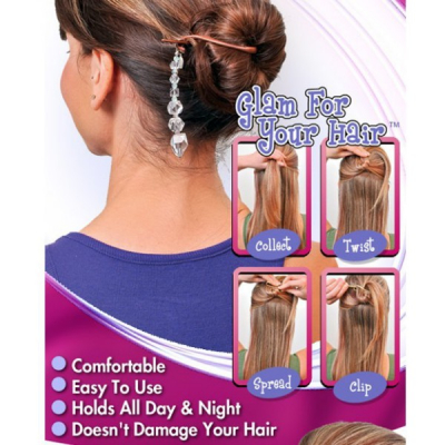 Set Accesorii Clame de Par Twist and Clip