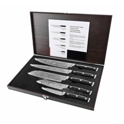 Set bucatarie 5 cutite Cheffinger CF-DAMA01