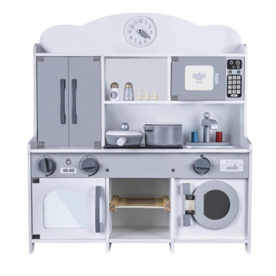 Set Bucatarie de jucarie copii din lemn My Little Kitchen Kabi 0108 CWT