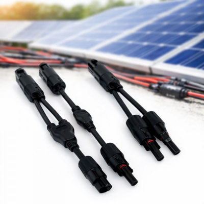 Set Cablu Adaptor Solar MC4 Tip Y Conector 1000V Compatibil 4-6mm 0B005 XXM