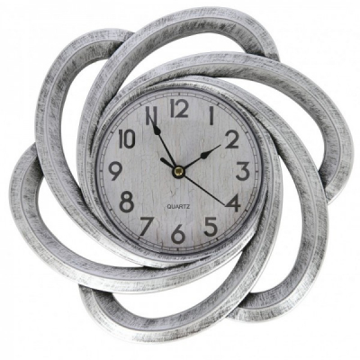Set Ceas de Perete cu Doua Oglinzi Decorative Grunberg KLJ2930 Gri