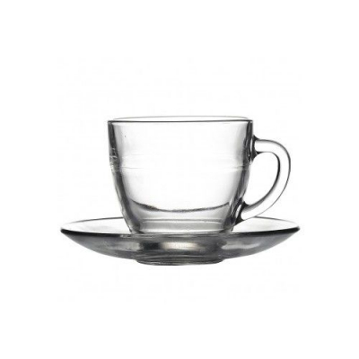 Set 36 cesti si 36 farfurii sticla 72 piese Roma S5 225cc DNC39932