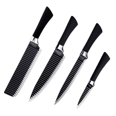 Set de bucatarie 4 cutite curatator legume si foarfeca WEI A-13442 DNC50595