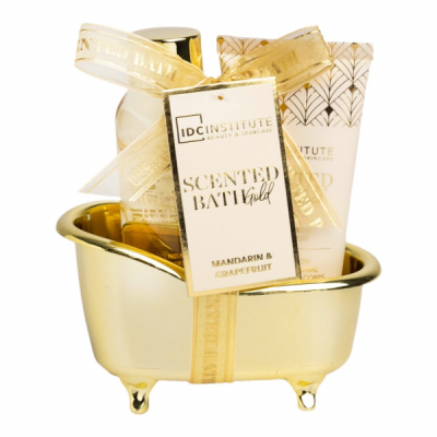 Set de ingrijire cadou IDC Institute 3 bucati Mandarin Grepefruit DNC66219