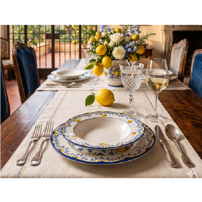 Set de Masa 12 Persoane 2x18 36 Piese Portelan Fin Lamai 2xDS182TR JGR