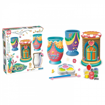 Set de pictura vaza ceramica 9 piese 868-G10 CWT