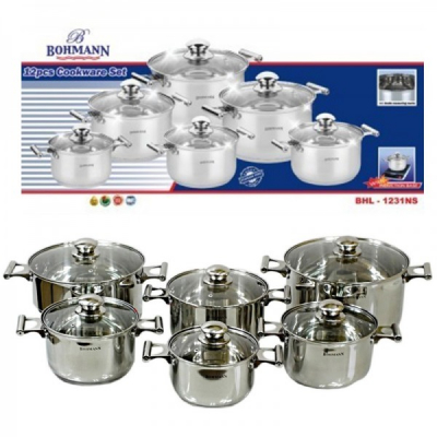 Set de vase inox Bohmann BH1231NS