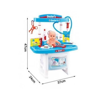 Set Doctor cu stand 12 accesorii si bebe RX1900-19 CWT